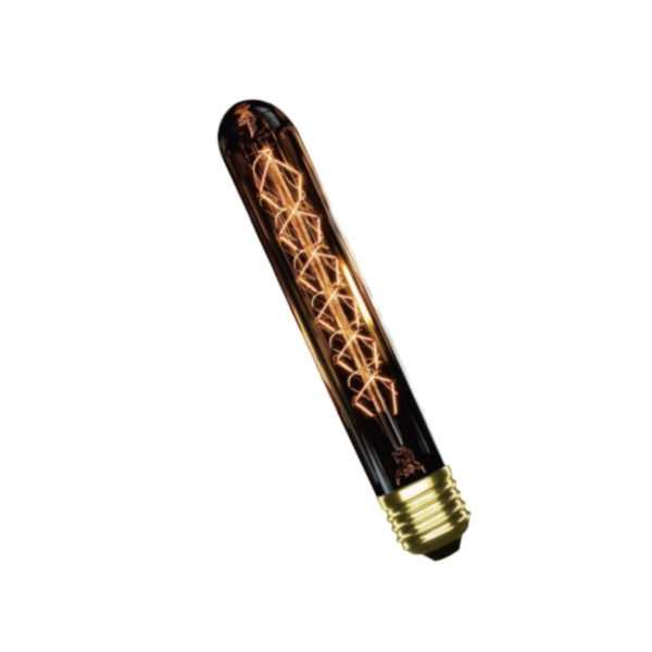 Foco incandescente línea Antique tipo tubo 30mm | 25w | Vidrio dorado