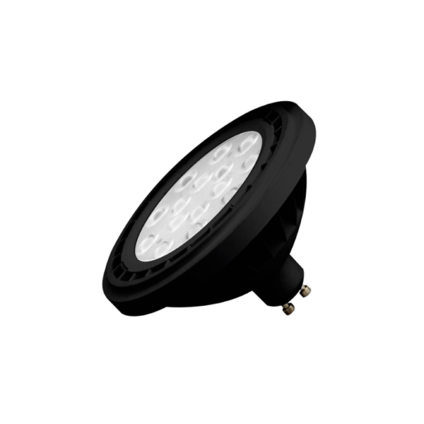 Lampara led tipo AR-111 | Negra | 12w | 15w