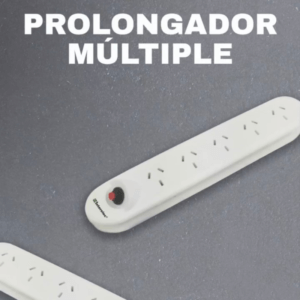 PROLONGADOR Y ZAPATILLA X 5MTS - 1.5MTS + 5 TOMACORRIENTES