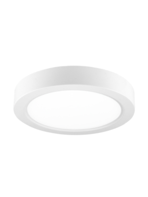Paneles led redondos | perfil blanco - 6w, Dia