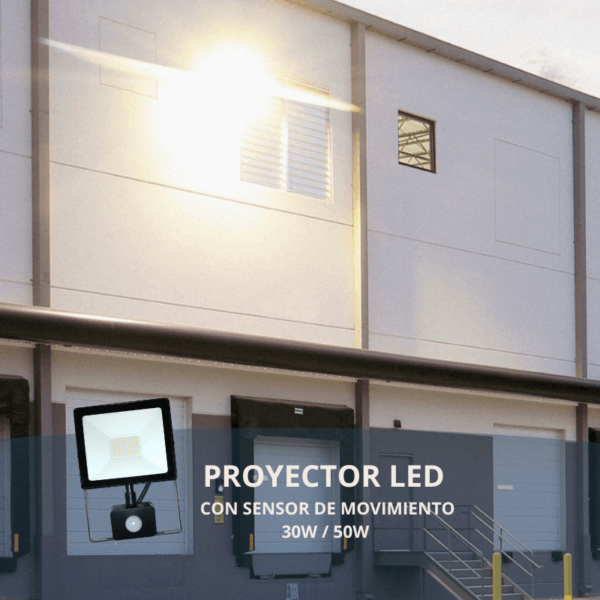 Proyector led con sensor de movimiento 30w | 50w - Image 2